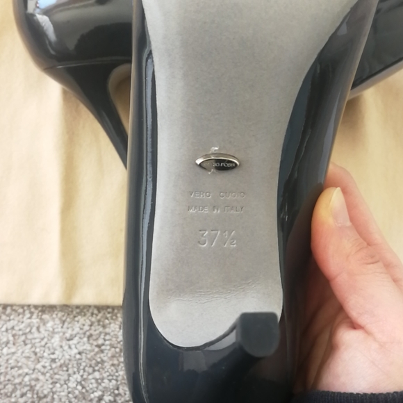 Sergio Rossi Brand New Black Gray Heels Pump - Picture 9 of 11